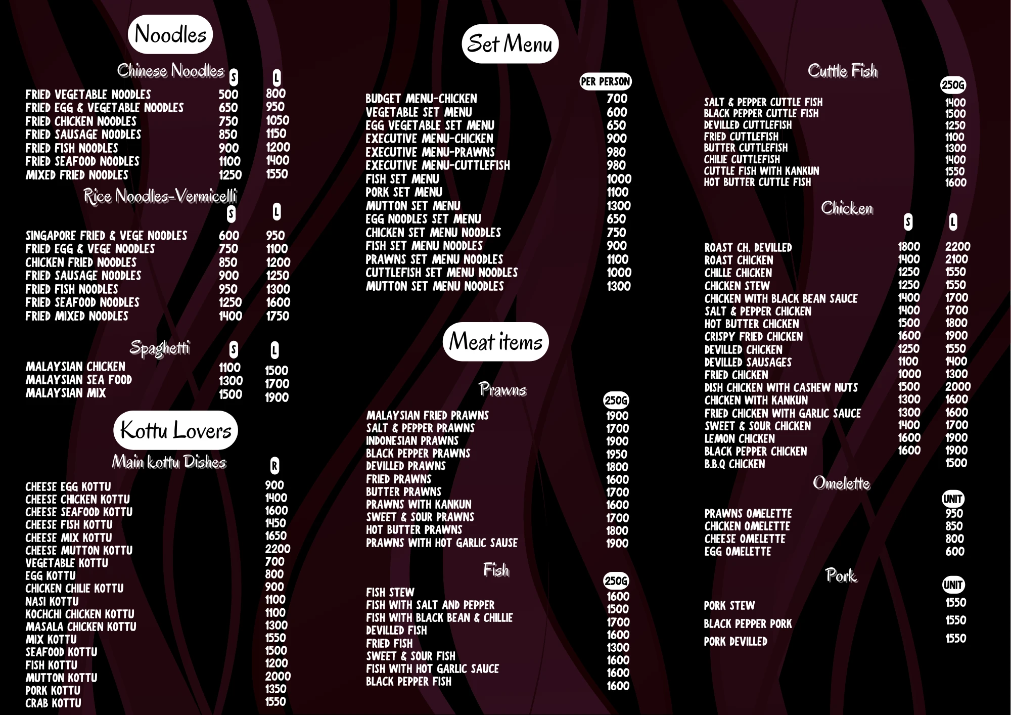 Cafe Meraki Menu Page 2